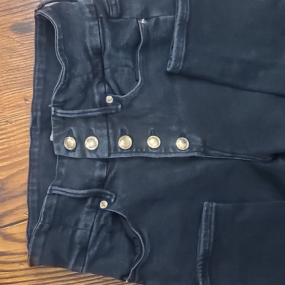 Good American High Rise Black Jeans - Picture 3 of 5